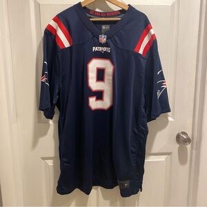 NIKE NFL New England Patriots Jersey MENS - Matthew Judon #9 3XL Navy Blue & Red